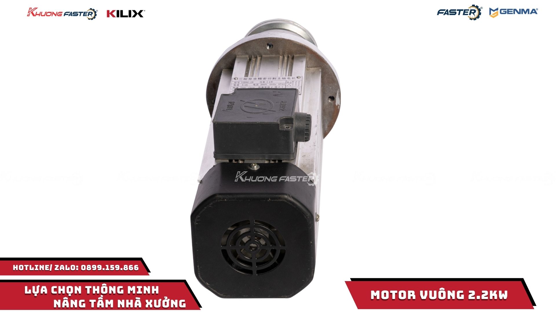 Motor Vuông 2.2kW Máy Cắt Nhôm Chính Hãng